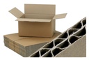 Amerikaanse vouwdoos CleverPack 586x386x386mm BC-golf bruin 5 stuks