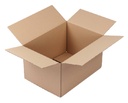 Verzenddoos CleverPack enkelgolf 305x220x250mm bruin pak à 30 stuks