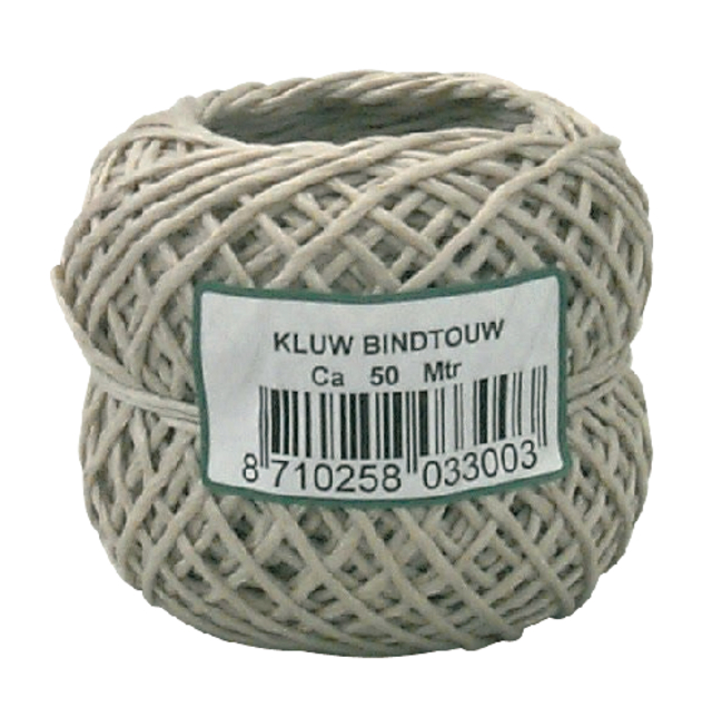 Henneptouw Muller 2-draads ca 50 meter