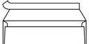 Envelop IEZZY C5/6 114x229mm venster rechts strip wit 500 stuks