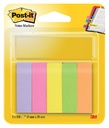 Markeerstrook Post-it 670 15x50mm papier assorti 5x100vel