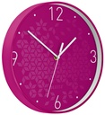 Wandklok Leitz WOW Ø29cm roze