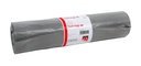 Afvalzak Quantore LDPE T50 60L grijs extra stevig 60x90cm rol à 25st