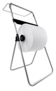 Poetspapierdispenser Satino CR1 vloerstandaard zilver 332370