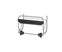 Poetspapierdispenser Satino CR1 muurstandaard zilver 332380