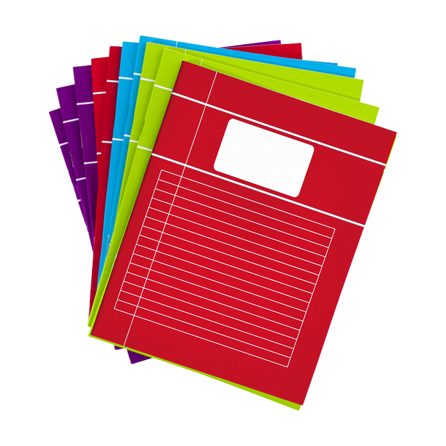 Schrift SOHO Trend A5 lijn 80 pagina's 70gr assorti 8+2 gratis