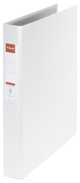 Ringband Esselte VIVIDA A4 2-rings O-mechaniek 25mm PP wit