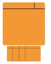 Magneet scrum 75x75mm oranje 5 stuks
