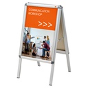 Stoepbord Nobo A2 47,5x89cm met kliklijst