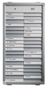 Aan-afwezigheidsbord Legamaster 540x260mm 20 namen