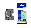 Labeltape Brother P-touch TZe-741 standaard 18mm zwart op groen