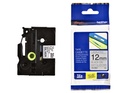 Labeltape Brother P-touch TZe-M931 metallic 12mm zwart op zilver
