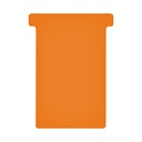 T-kaart Djois formaat 3 77mm oranje 100 stuks