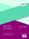 Tabbladen Multo A4 23-gaats 20-delig alfabet grijs