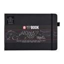 Schetsboek Sakura 80 zwarte vellen 140gr 210x148mm zwart