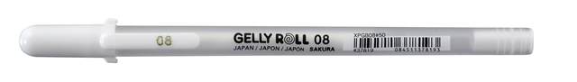 Gelschrijver Sakura Gelly Roll Classic 08 wit