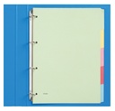 Tabbladen Qbasic 4-gaats 5-delig assorti karton