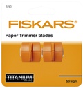 Reservemes Fiskars TripleTrack Titanium set à 2 stuks oranje