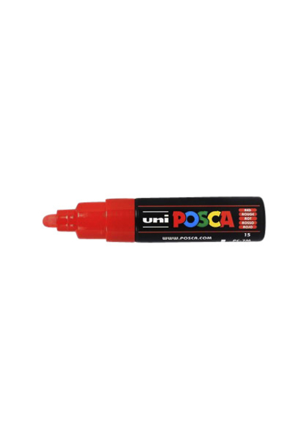 Paintmarker Uni POSCA PC7M breed rood