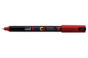 Verfstift Posca PC1MR extra fijn rood