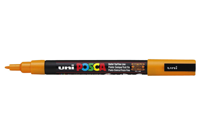 Paintmarker Uni POSCA PC3M fijn oranje