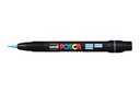 Brushverfstift Posca PCF350 1-10mm lichtblauw