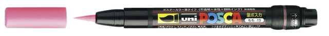 Paintmarker Uni POSCA PCF350 Brush 1-10mm rood
