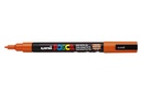 Verfstift Posca PC3M fijn donkeroranje