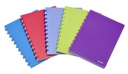 Schrift Atoma A4 ruit 5x5mm 144blz 90gr PP transparant assorti