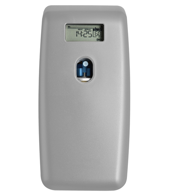Luchtverfrisserdispenser Quartzline Q23 spray zilver 448591