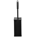 Toiletborstelset Quartzline rvs zwart 448951