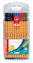 Fineliner STABILO point 88/10 Office fijn assorti etui à 10 stuks