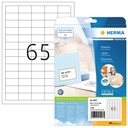Etiket HERMA 5027 38.1x21.2mm premium wit 1625 etiketten