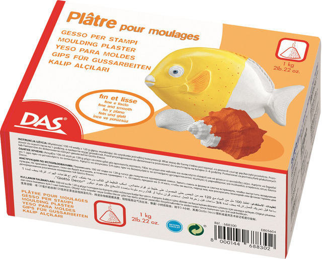 Gipspoeder DAS 1000 gram wit