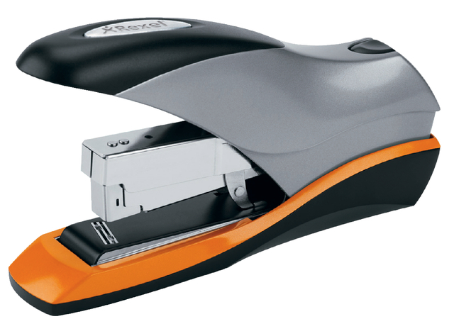 Nietmachine Rexel Optima 70 Low Force Heavy Duty 70vel zwart/zilver