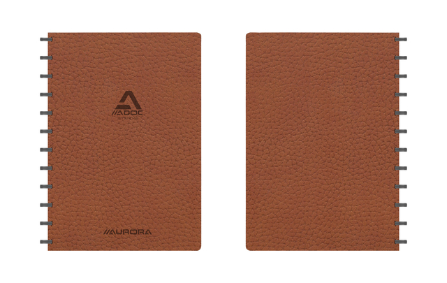 Schrift Adoc Business A4 ruit 5x5mm 144 pagina's 90gr bruin