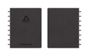 Schrift Adoc Business A5 ruit 5x5mm 144 pagina's 90gr zwart