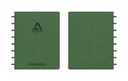 Schrift Adoc Business A5 ruit 5x5mm 144 pagina's 90gr groen
