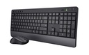 Toetsenbord Trezo Eco Comfort + muis QWERTY zwart
