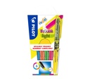 Markeerstift PILOT friXion light assorti set à 6 stuks