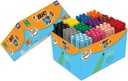 Kleurstiften BicKids visacolor ecolutions XL ass schoolbox à 144 stuks