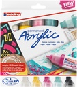 Acrylmarker edding e-5400 3D double liner medium basis assorti set à 5 stuks