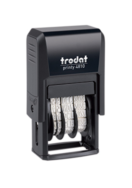 Datumstempel Trodat Printy 4810 Nederlands zwart