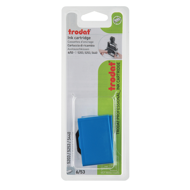 Stempelkussen Trodat Professional 6/53 2 stuks blauw