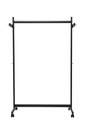 Garderoberek MAUL Samba mobiel 115X172X51cm 40kg, 10 haken zwart RAL9004