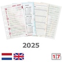 Agendavulling 2026 Kalpa Pocket bloemen 7dagen/2pagina's