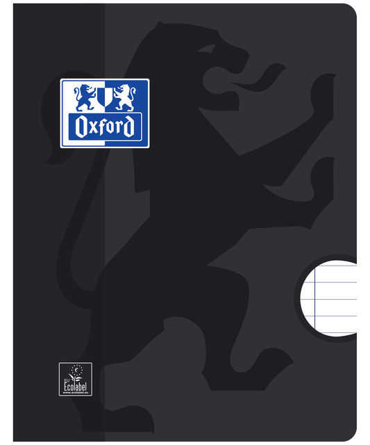 Schrift Oxford School A5 lijn 72 pagina's 80gr zwart