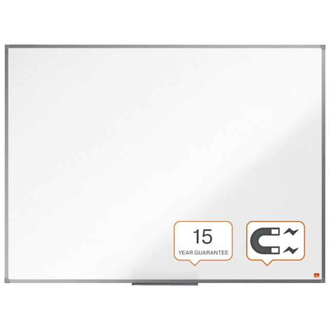 Whiteboard Nobo Essence magnetisch 90x120cm staal