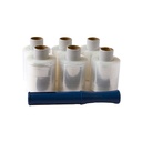 Wikkelfolie IEZZY 100mmx250m 20mu met afroller transparant pak à 6 rollen