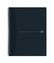 Spiraalblok Oxford Origin A4+ lijn 140 pagina's 80gr zwart